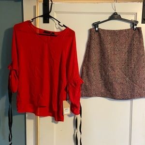 2 pieces LOFT skirt -Halogen skirt  ( Nordstrom)